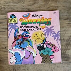 Disney' Wuzzles Hoppopotamus Goes to Hollywuz 24 Page Read-Along Book and Record